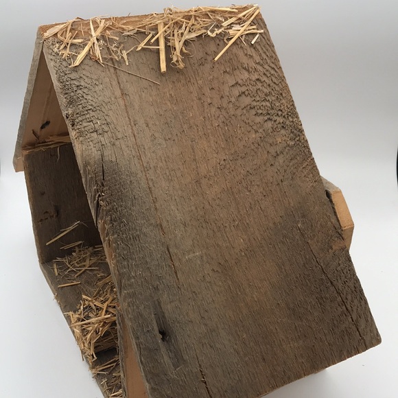 Rams Horn Wools Handmade & Signed Felted Wool 13 pc Nativity w/ Wooden Crèche - Picture 7 of 11